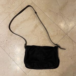 Coach Nylon Crossbody Bag with Leather Strap